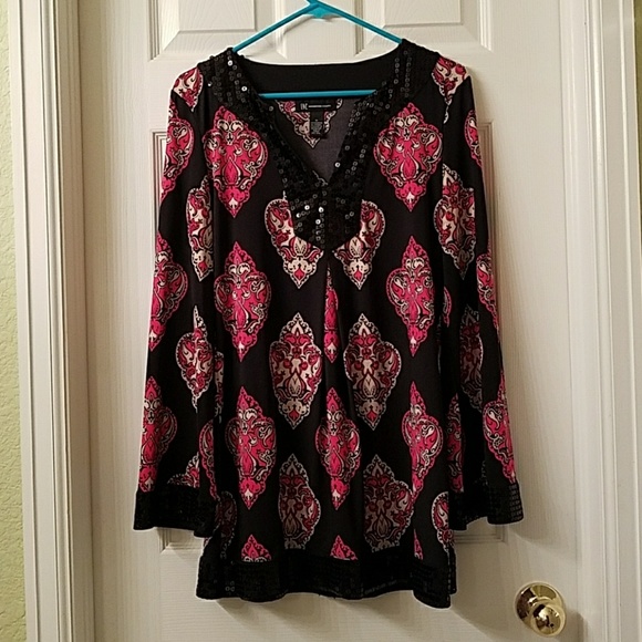 Tunic with sequin - Picture 1 of 6